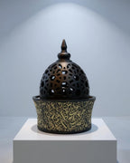 ZYVORA Noor — sculptural object, museum vitrine study.